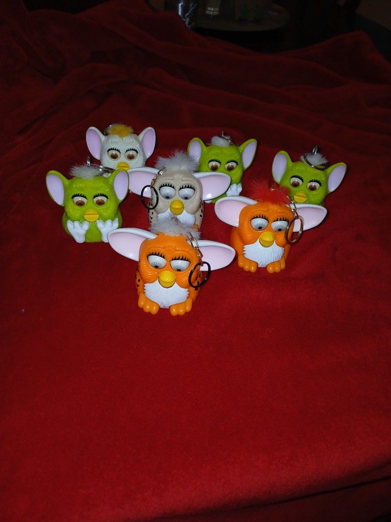 Vintage Furby Keychains