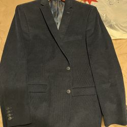 blue corduroy dinner jacket suit jacket 44R