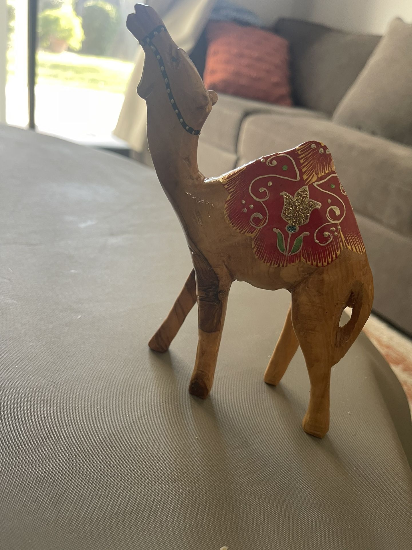 A Camel Statue/figurine 8” Height, Got From North Africa 