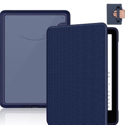  Case for 6.8" Kindle Paperwhite(11th Generation 2021 Release), Sanyetral Slim Fabric Cover with Hand Strap Auto-Wake/Sleep for Kindle