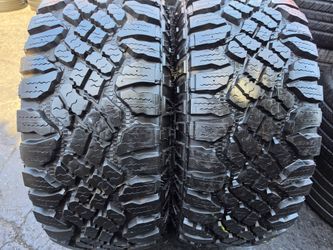 2 tires 33x12.50r15 Goodyear Wrangler Duratrac