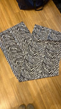 Zebra sheer curtains 2 panels