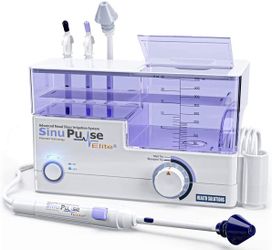 NEW! SinuPlus Elite Advanced Nasal Irrigation System With 30 SinuAir Saline Packets