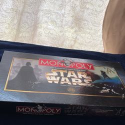 VINTAGE STAR WARS MONOPOLY CLASSIC TRILOGY EDITION BOARD GAME 1997 Complete Set