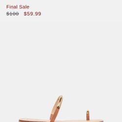 Dolce Vita Wink Wide Sandals Saddle Leather