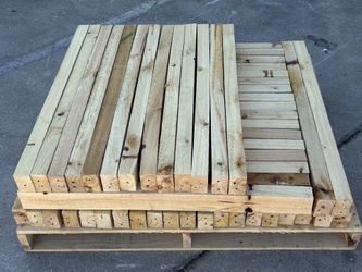 (Lot of 52) 2 X 3 Rough Cut Lumber