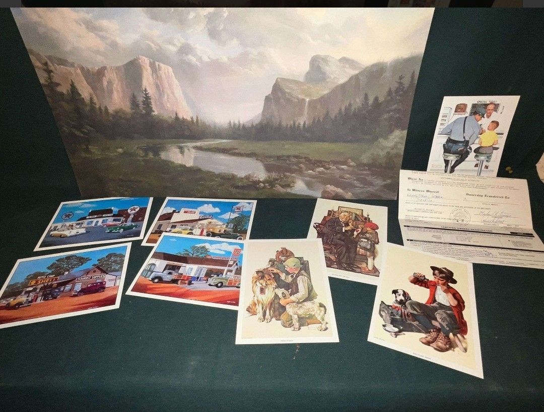 Commemorative Fine Art Gallery Print And Mountain Scenery