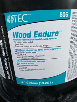 Wood flooring adhesive