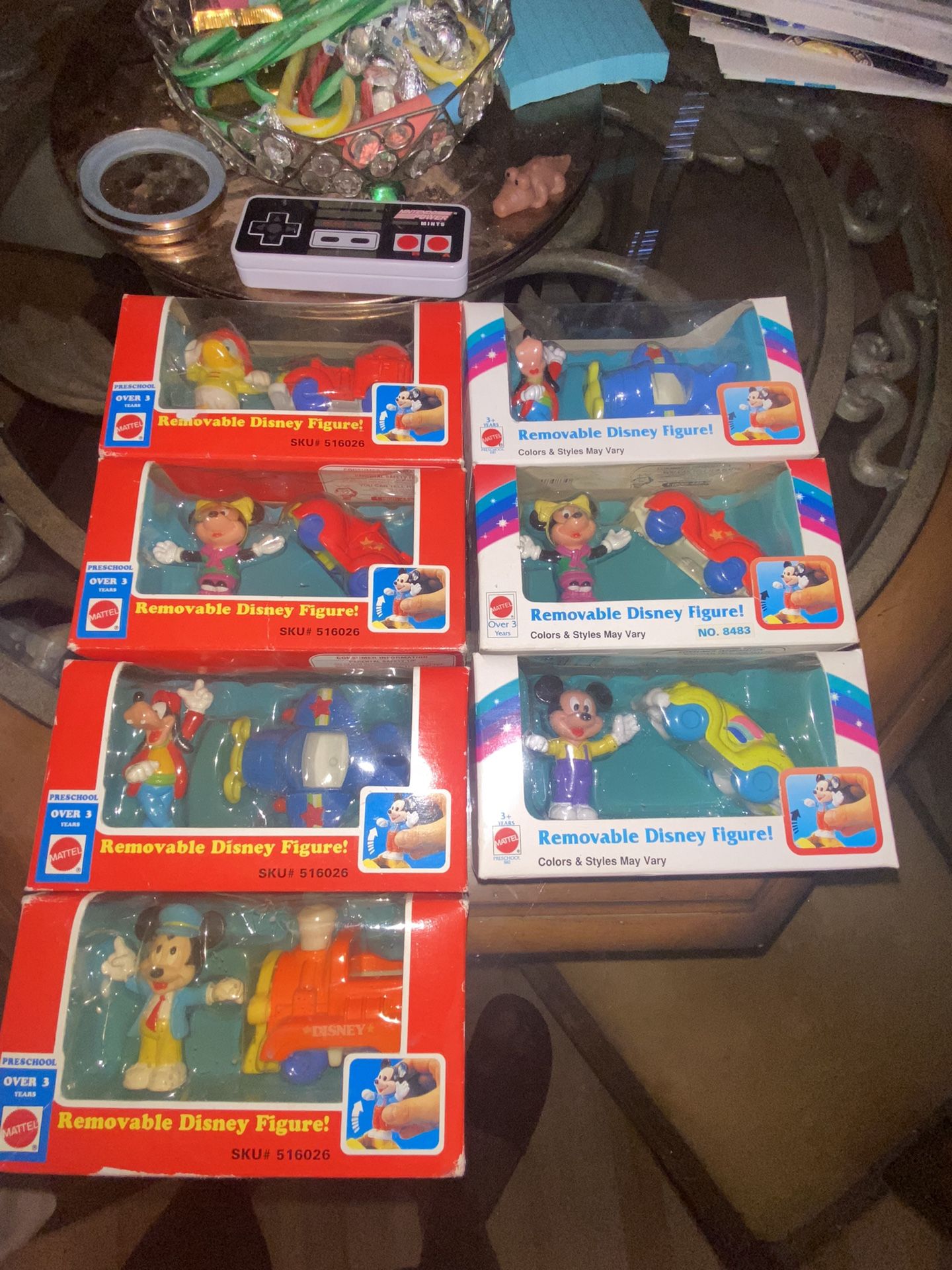 Vintage Disney Collectable Die-Cast Characters  