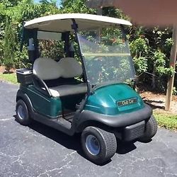 2008 Club car GREEN Precedent 2 Passenger seat Golf Cart 48 volt 48v Cabana