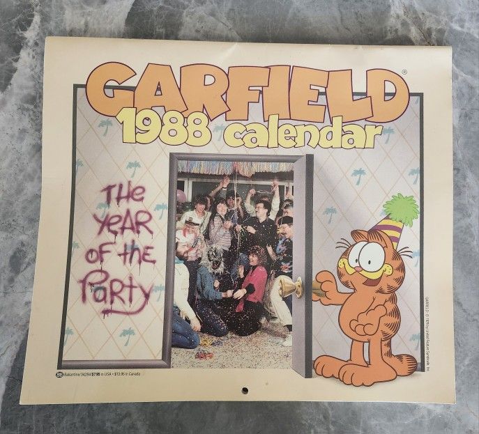 The Year Of The Party Wall Hanging Jim Davis