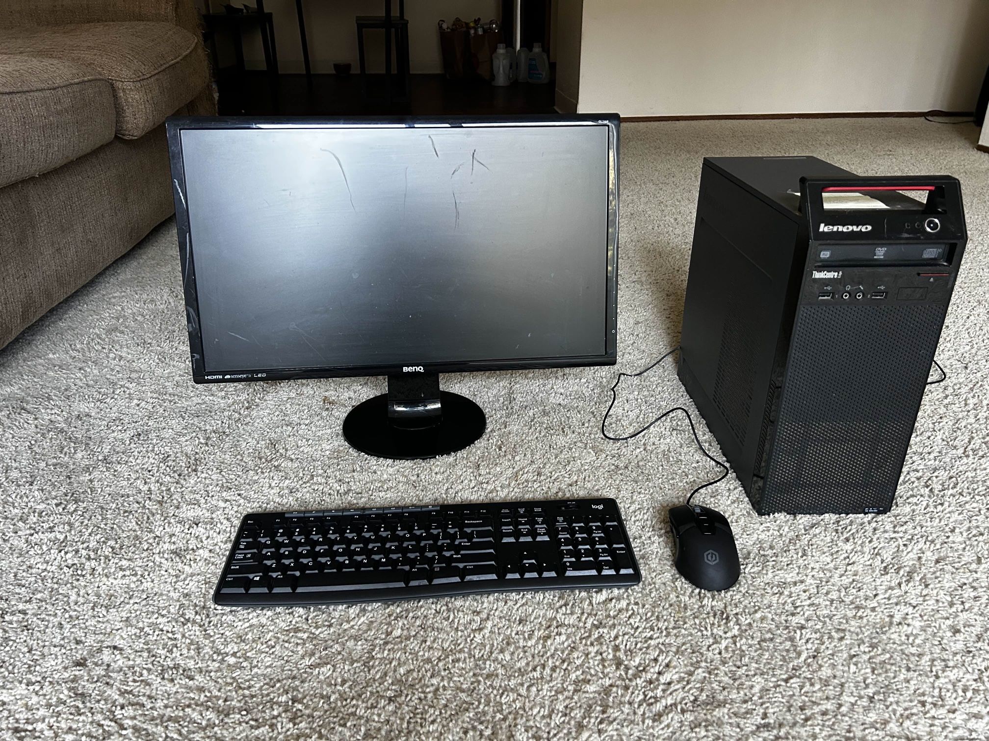 Computer Bundle (Desktop, Monitor, Keyboard, Mouse, Webcam)