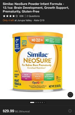 New Similac Neosure Formula 8 cans firm price