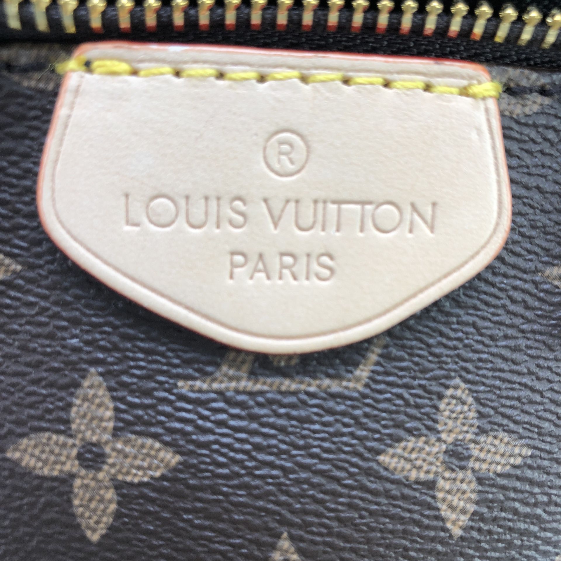 Shop Louis Vuitton Canvas Leather Logo Belt Bags by CITYMONOSHOP