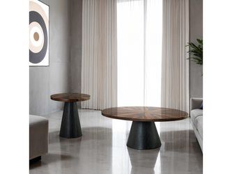 Surdal Black Oval Coffee Table