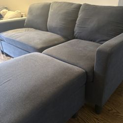Sectional Sofa with Ottoman