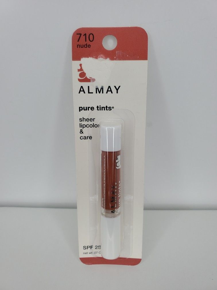 New Almay Nude 710 Pure Tints Lipcolor & Care Discontinued Sealed SPF 25