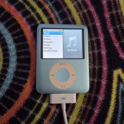 Apple iPod Nano 3rd Gen 8gb Blue A1236