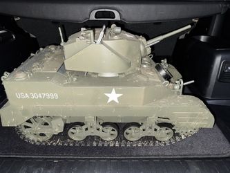  21st Century 1:6 WWII US M5 Stuart Model Tank NO REMOTE Army  