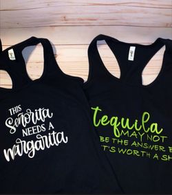 Ladies tank tops available...