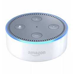 Amazon Echo Dot 2nd Generation White Speaker Home Audio Phone Music Movies Books Recipes
