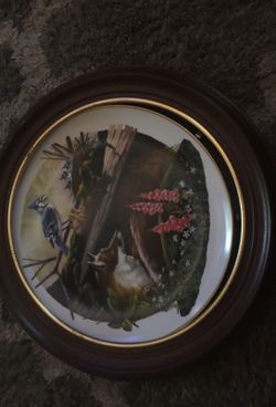 Decorative plate by Larry Toschik