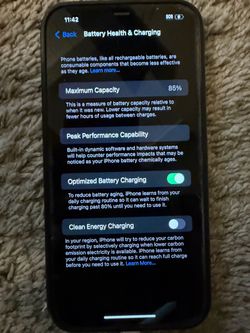 iPhone 12 Pro Max 128GB Unlocked – 85% Battery – Cracked Back