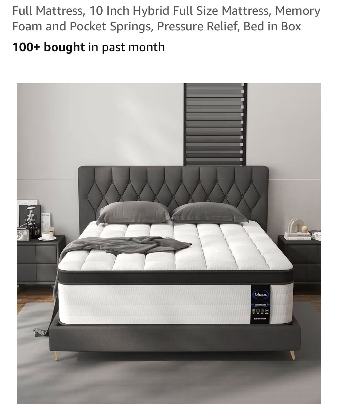 Brand New : 10inch Full Size Mattress