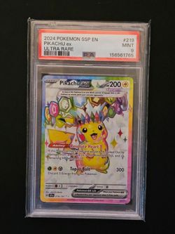 Psa graded 9 pikachu ex