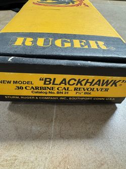 Ruger New Model Blackhawk Box