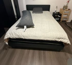 Queen Bed mattress and frame included