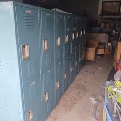2 Sets Of Lockers 8 On Each 