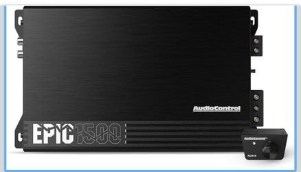 AudioControl EPIC1500 Monoblock Amplifier Car Audio 1500W RMS, Compact Class D Subwoofer
