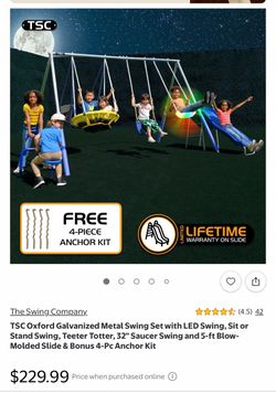 Swing Set For Toddler - New