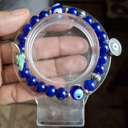 Evil Eye Beaded Stretchable Bracelet 