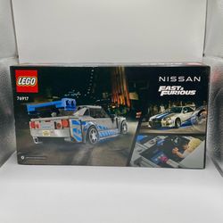 LEGO Speed Champions 2 Fast 2 Furious Nissan Skyline GT-R R34 Toy Building Set