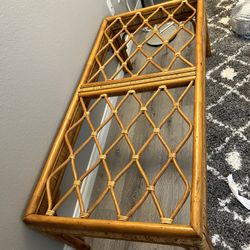Rattan  Bamboo Coffee Table 