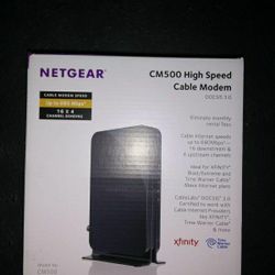 "New" Netgear CM500 Internet Modem