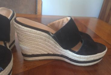 Crown Vintage Cute and Comfy High Espradilles size 8.5-Lakewood.