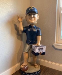 CORONA BEER 4FT TALL COACH JON GRUDEN BOBBLEHEAD NODDER FOOTBALL JOHN TAMPA BAY