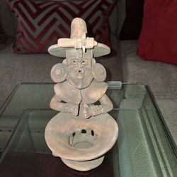 NOVICA Pre-Columbian Style Terracotta Figure Sculpture
