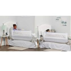 Regalo Swing Down Crib Rail, with Reinforced Anchor Safety System & Swing Down Bed Rail Guard