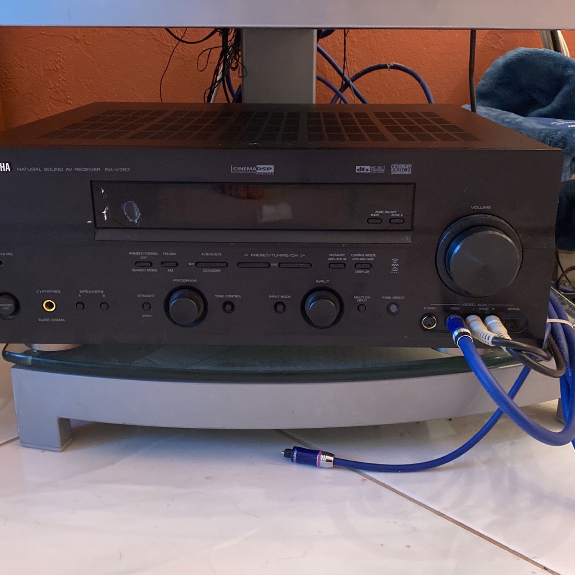 Yamaha RX-V757 Natural Sound AV Receiver Working Perfectly