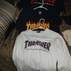 6 Vintage Trasher Shirts 