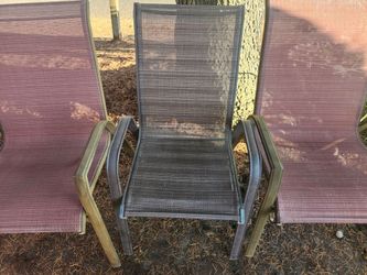 3 patio chairs