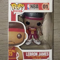 Funko Pop! LeBron James #01 NBA Cleveland Cavaliers Figure 2015