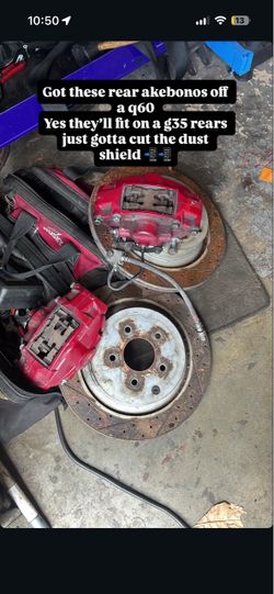 Akebono brake calipers