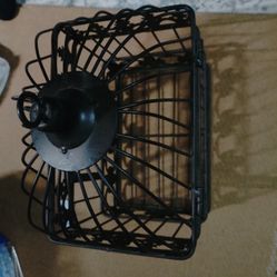  1' X 8 1/2" V8intage Black  Medal Birdcage 