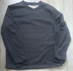 XXL Gray Men’s Sherpa Lined Sweater