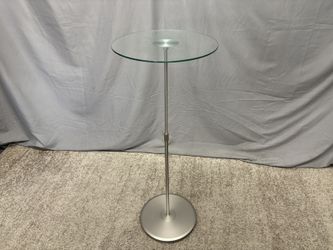 UMBRA Tele Glass Top Adjustable Side Table